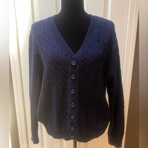 Brandy Melville Navy Blue Long Cardigan